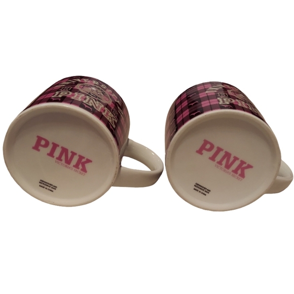 Lot Of 2 Victoria's Secret University Of Pink 16 Oz. Mugs Never Used! - Picture 5 of 11